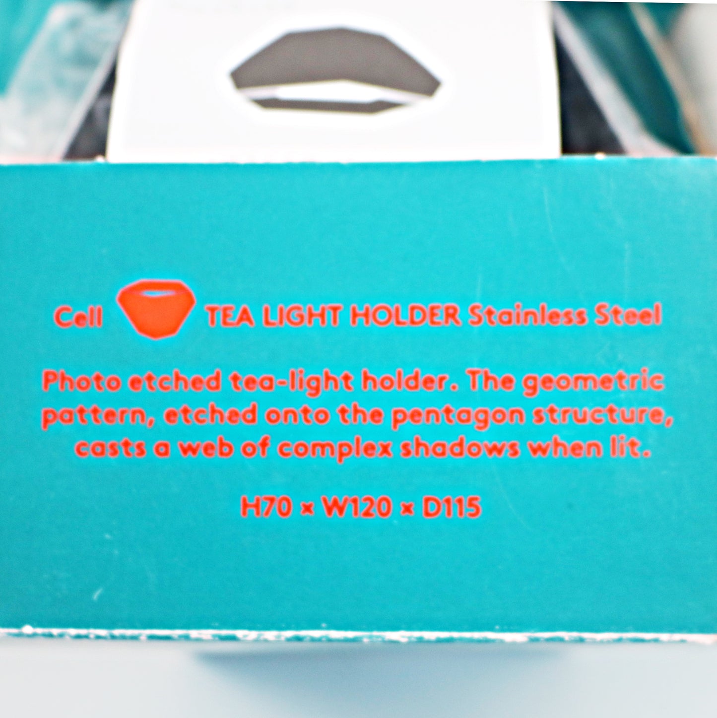 Tom Dixon Eclectic Cell tealight holder - retired unused 2012 design in original box - stainless steel