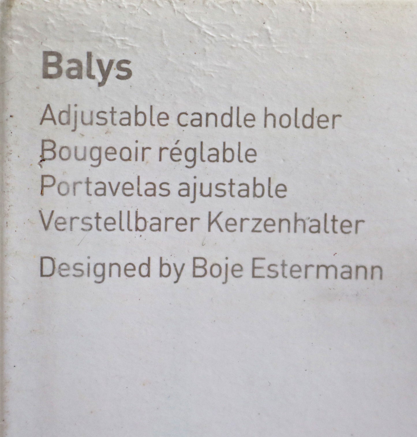 Preloved - Boje Estermann for Habitat Balys adjustable candle holder