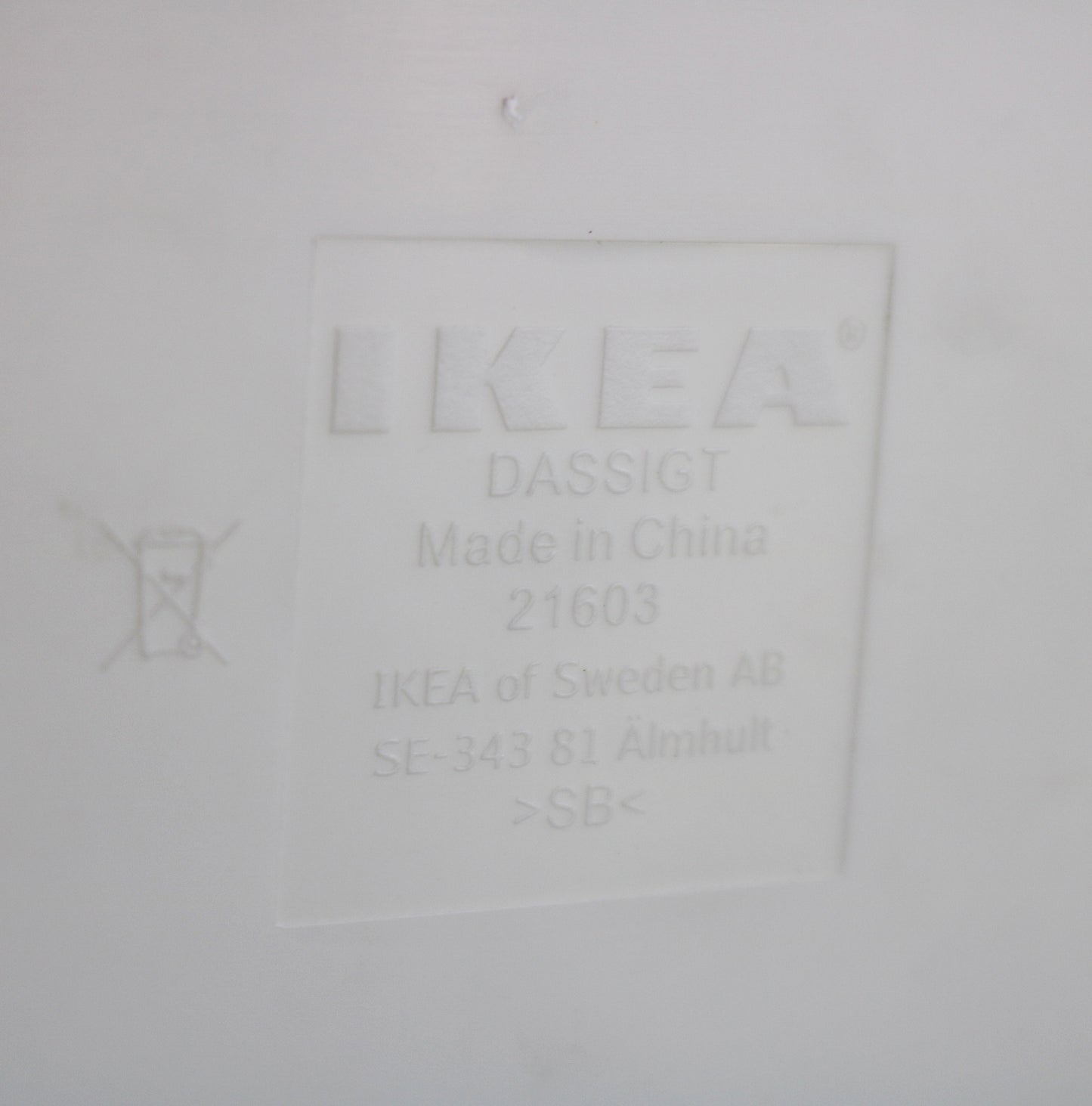 Preloved minimalist wall clock by IKEA space age yellow, black and steel