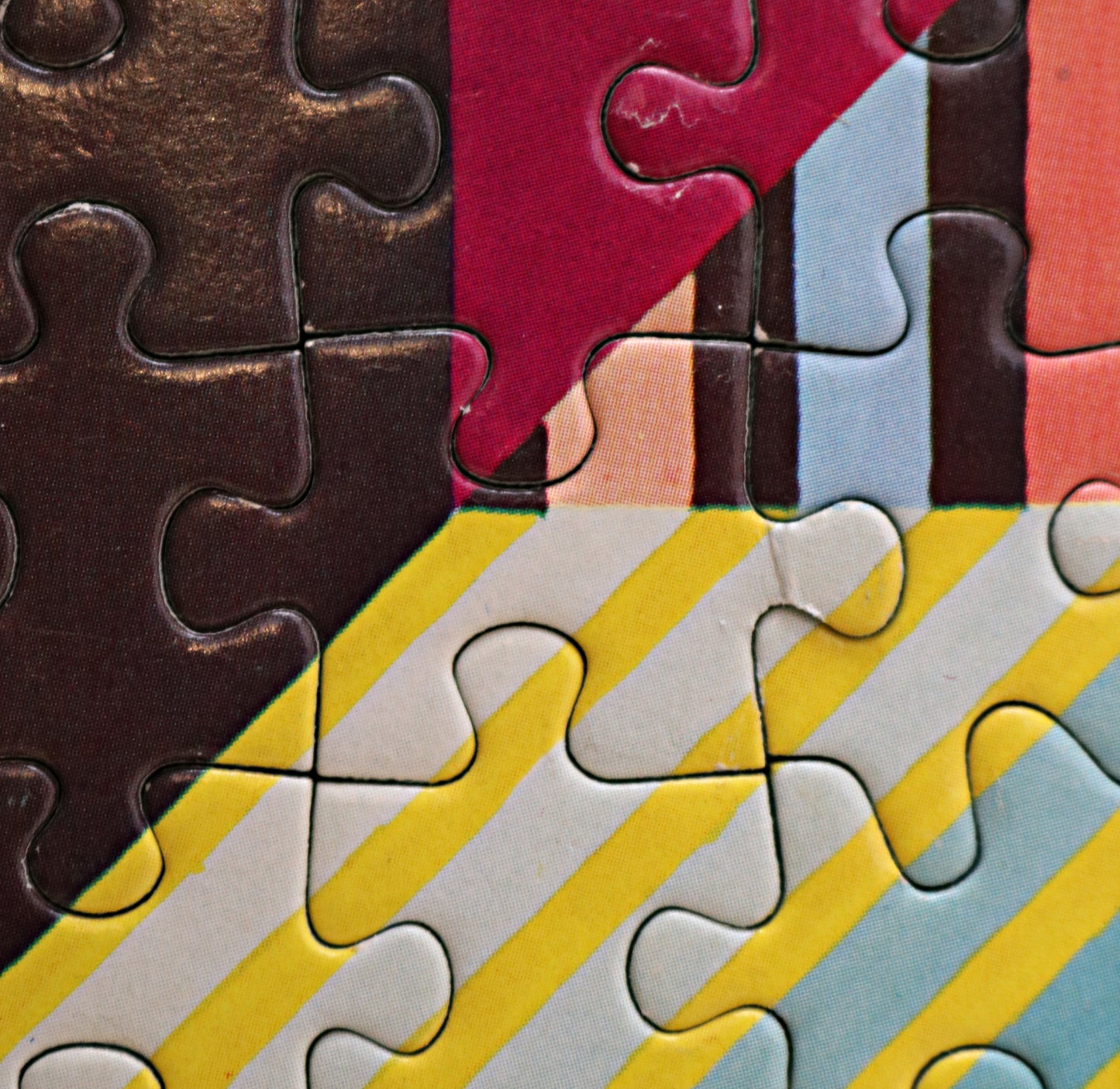 Otto Maier Verlag - rare graphic double-sided jigsaw puzzle for Ravensburger 1973