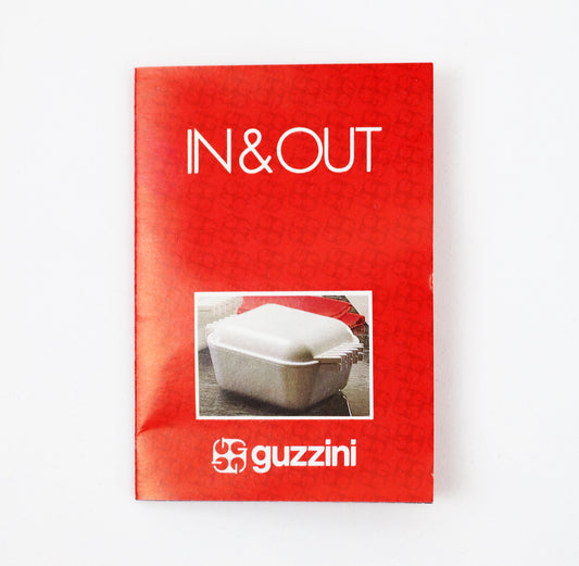 Bruno Gecchelin for Guzzini 1980s Italian acrylic / lucite storage and serving container. In and Out range.