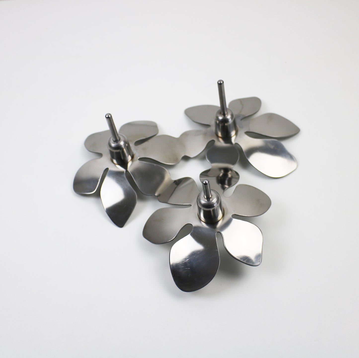 Retired preloved Stockholm candle holder in silver by Monika Mulder for IKEA 2006
