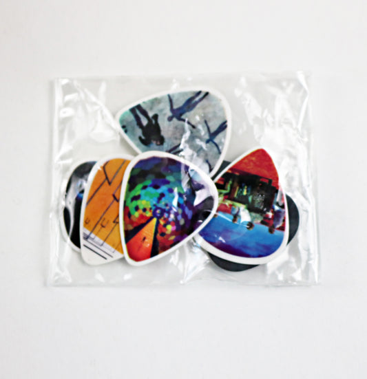 2010 series Muse Album cover art collector series Dunlop guitar picks - sealed RARE