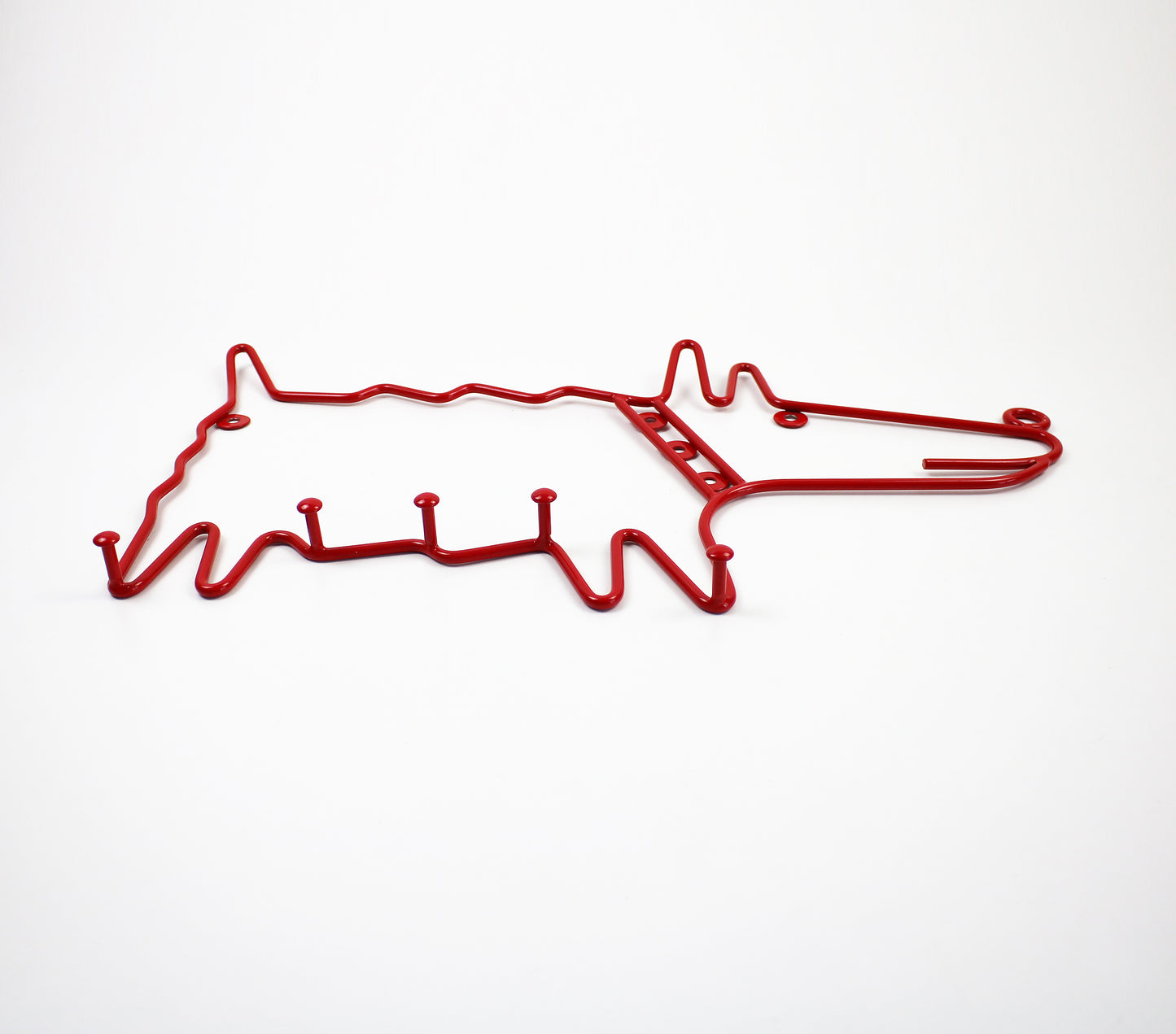 Retired wire dog coat rack hooks / sculpture by IKEA