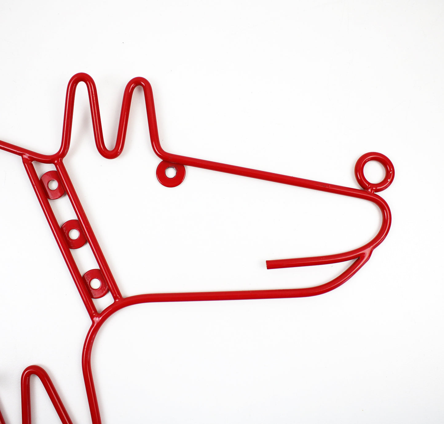 Retired wire dog coat rack hooks / sculpture by IKEA