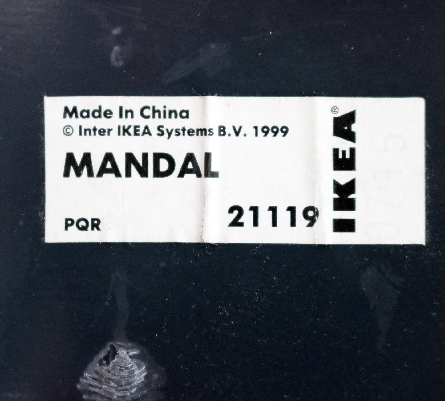 Preloved and retired Mandal mirror designed by Francis Cayouette for IKEA 2008