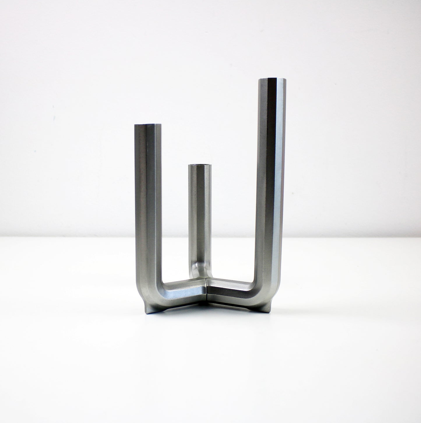 Henrik Preutz for IKEA PS 2017 silver metal tripod candle holder - preloved