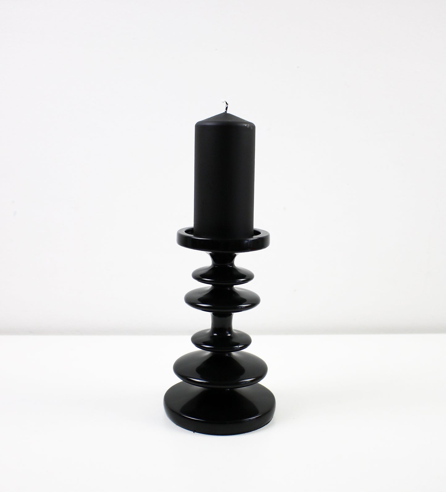 Large pillar candle holder - Andrew Martin preloved