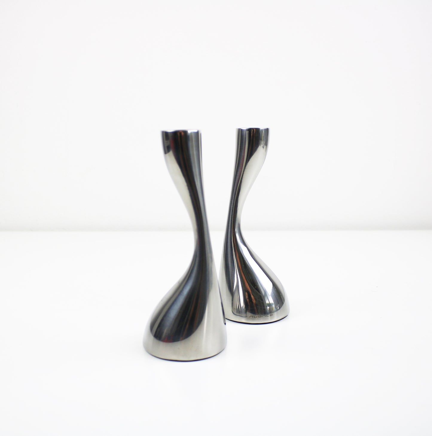 Marcus Vagnby for Nuance Danish candlestick pair - preloved - 2000s