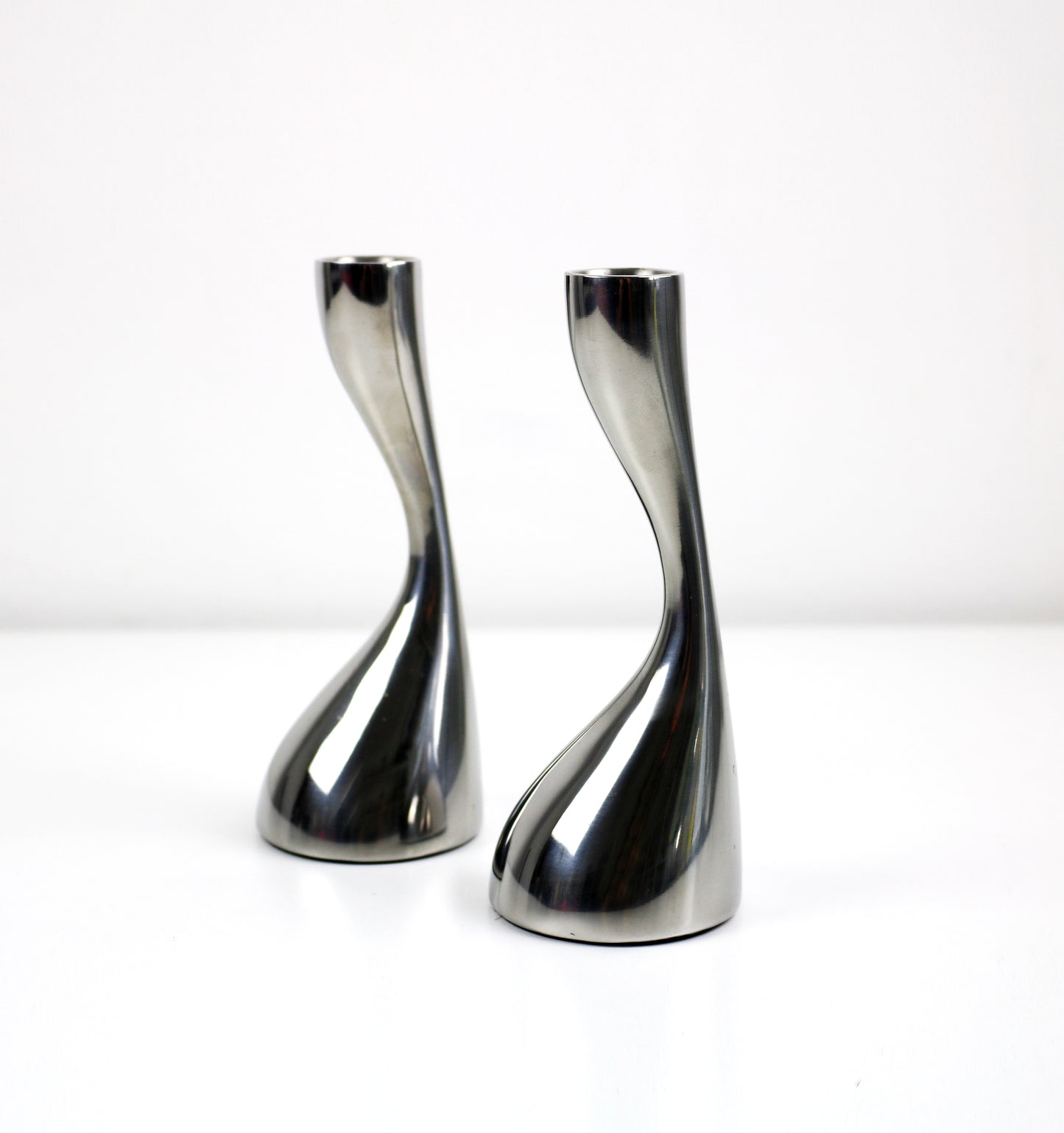 Marcus Vagnby for Nuance Danish candlestick pair - preloved - 2000s