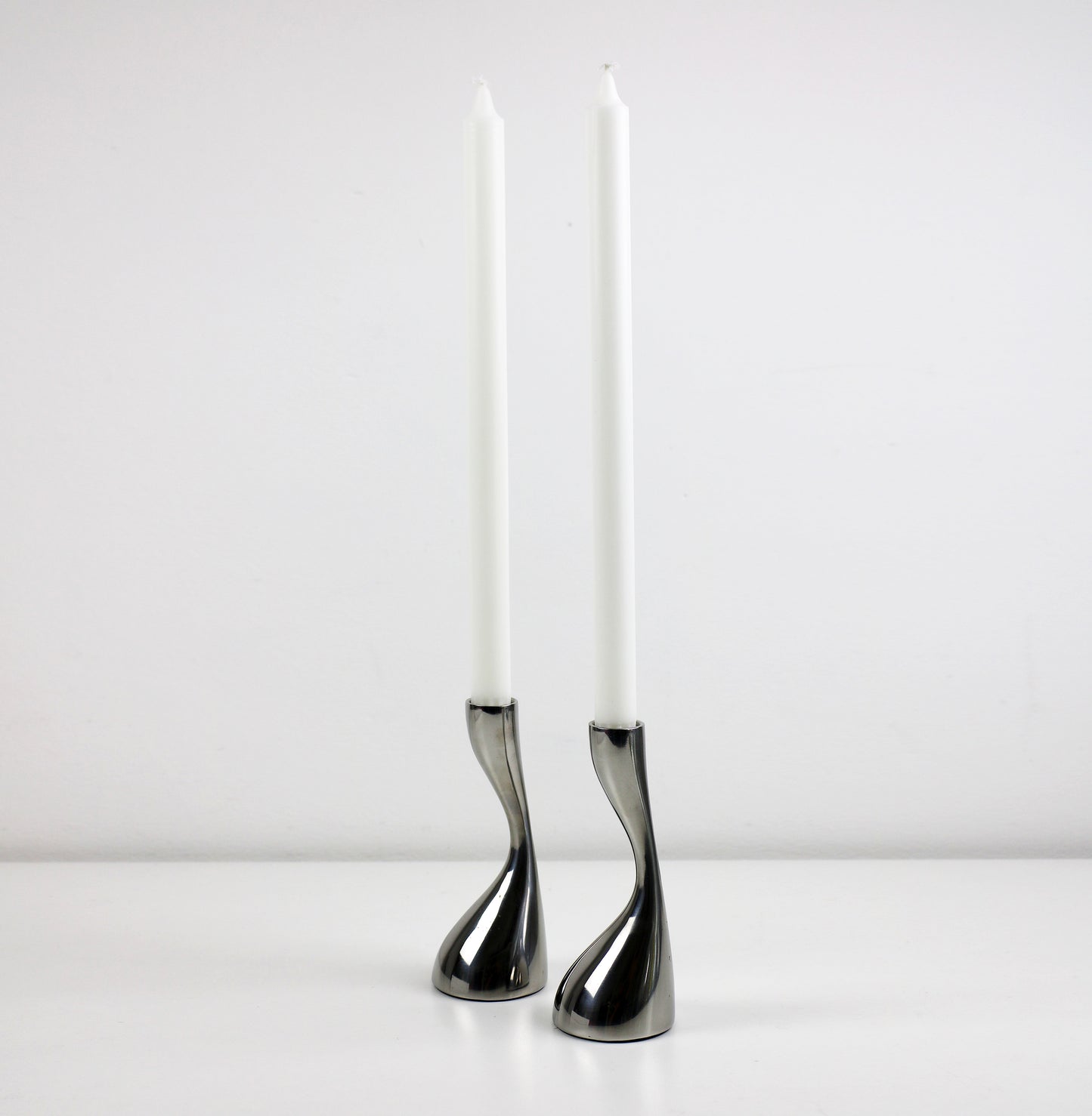Marcus Vagnby for Nuance Danish candlestick pair - preloved - 2000s