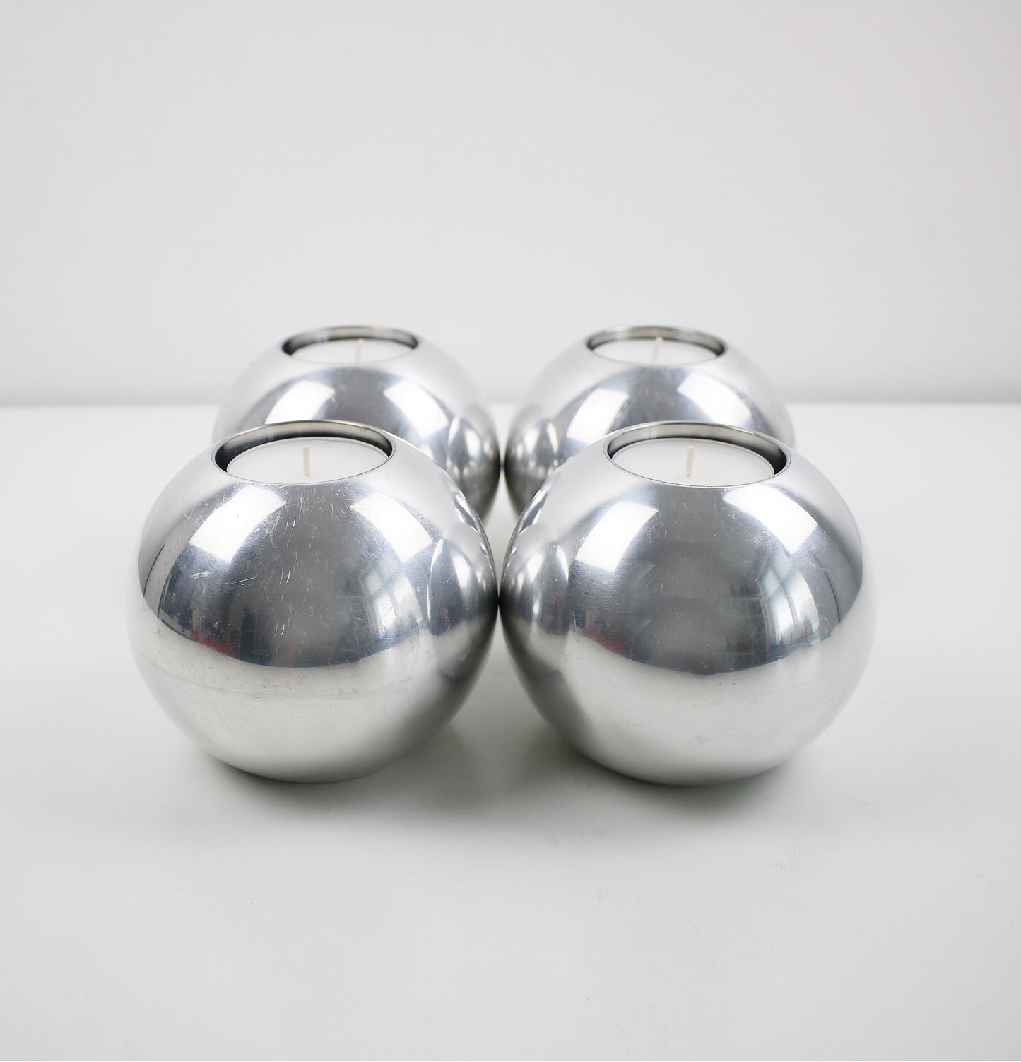 Nassjo aluminium candle holder - Johansson for IKEA 2010s preloved NÄSSJÖ