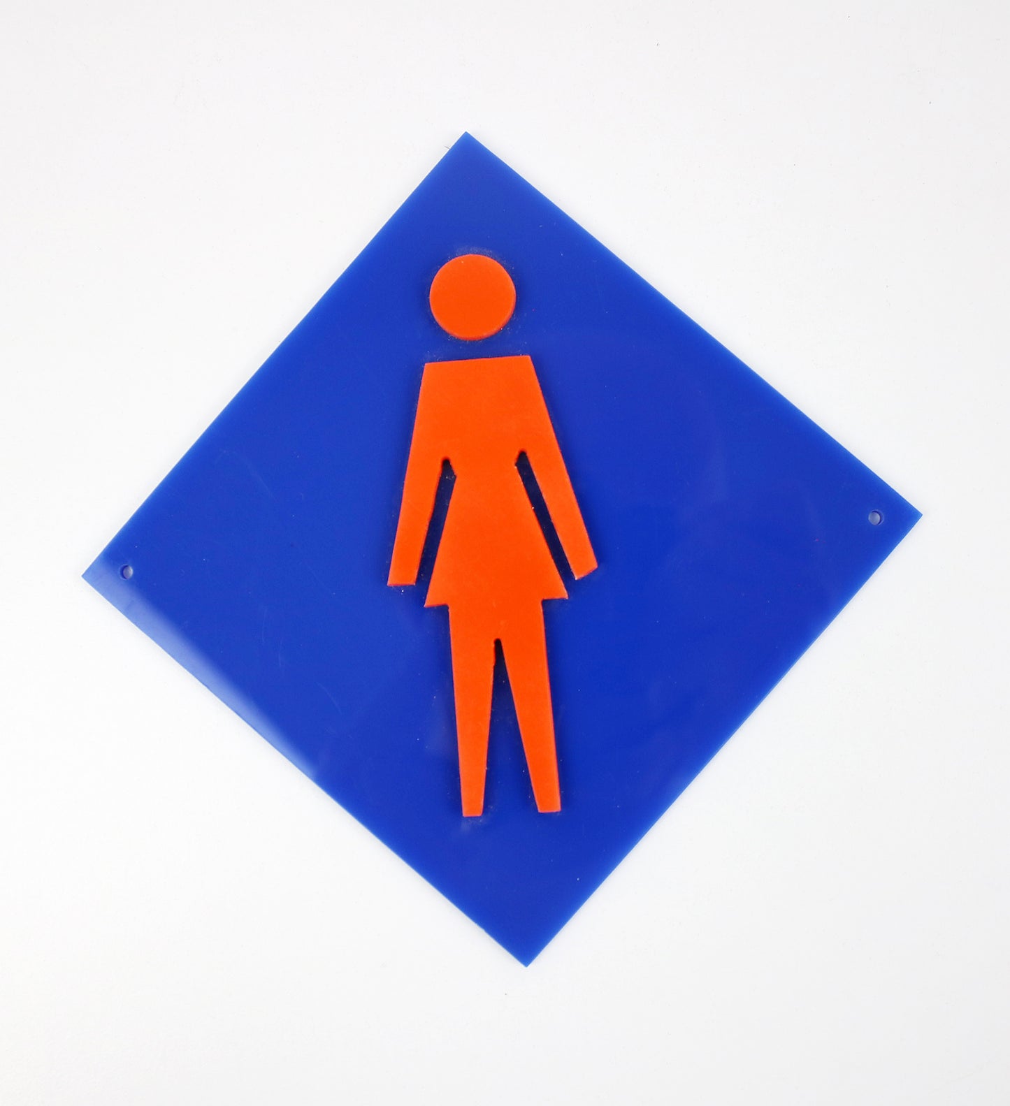 Perspex door sign pair - 1990s Spanish logo