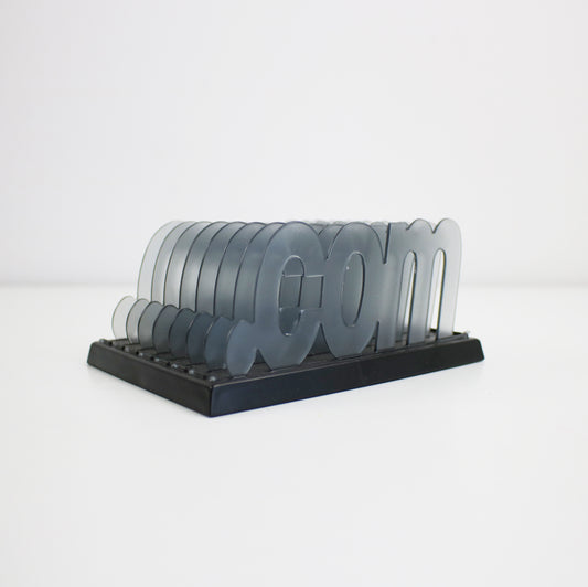 Rare .COM (dot com) CD rack from the late 90s/early 2000s