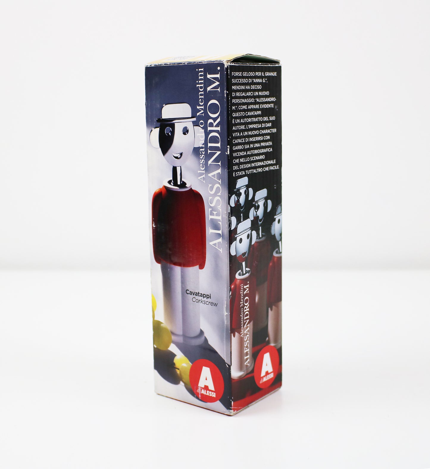 Alessandro Mendini for Alessi Preloved Cavatappi corkscrew - Alesandro M Red