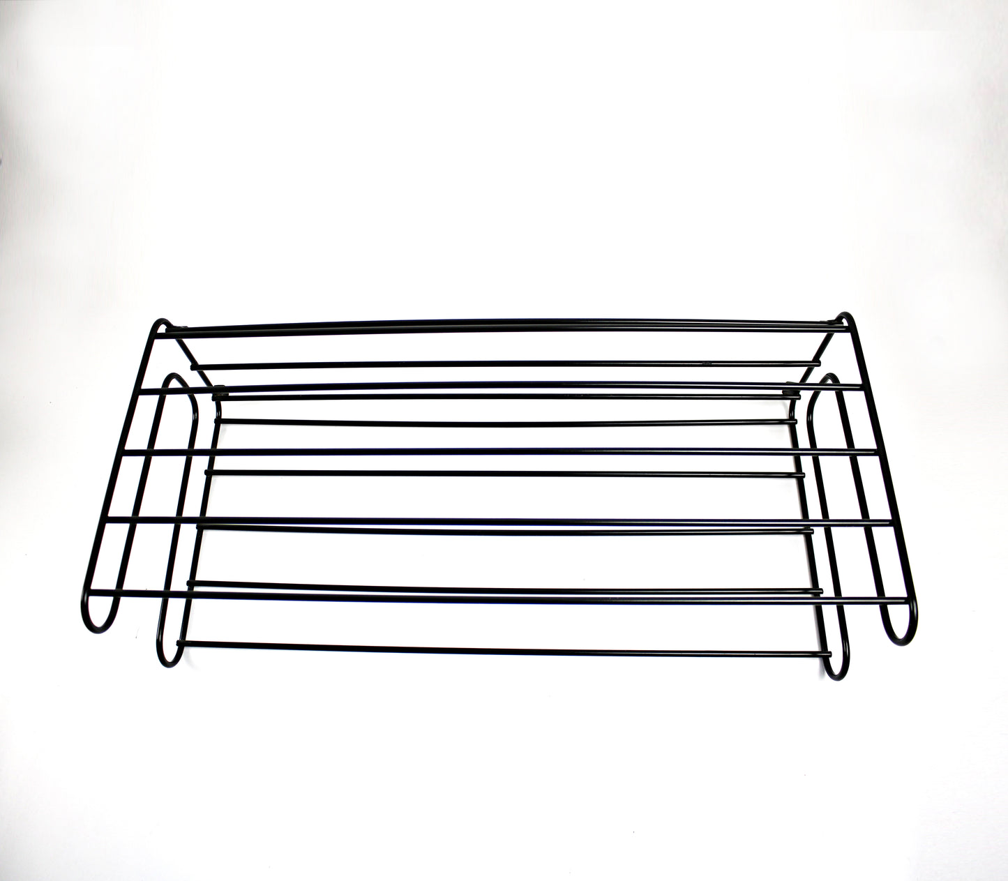 Vintage IKEA Fran range red wire metal shelf shelves 90s