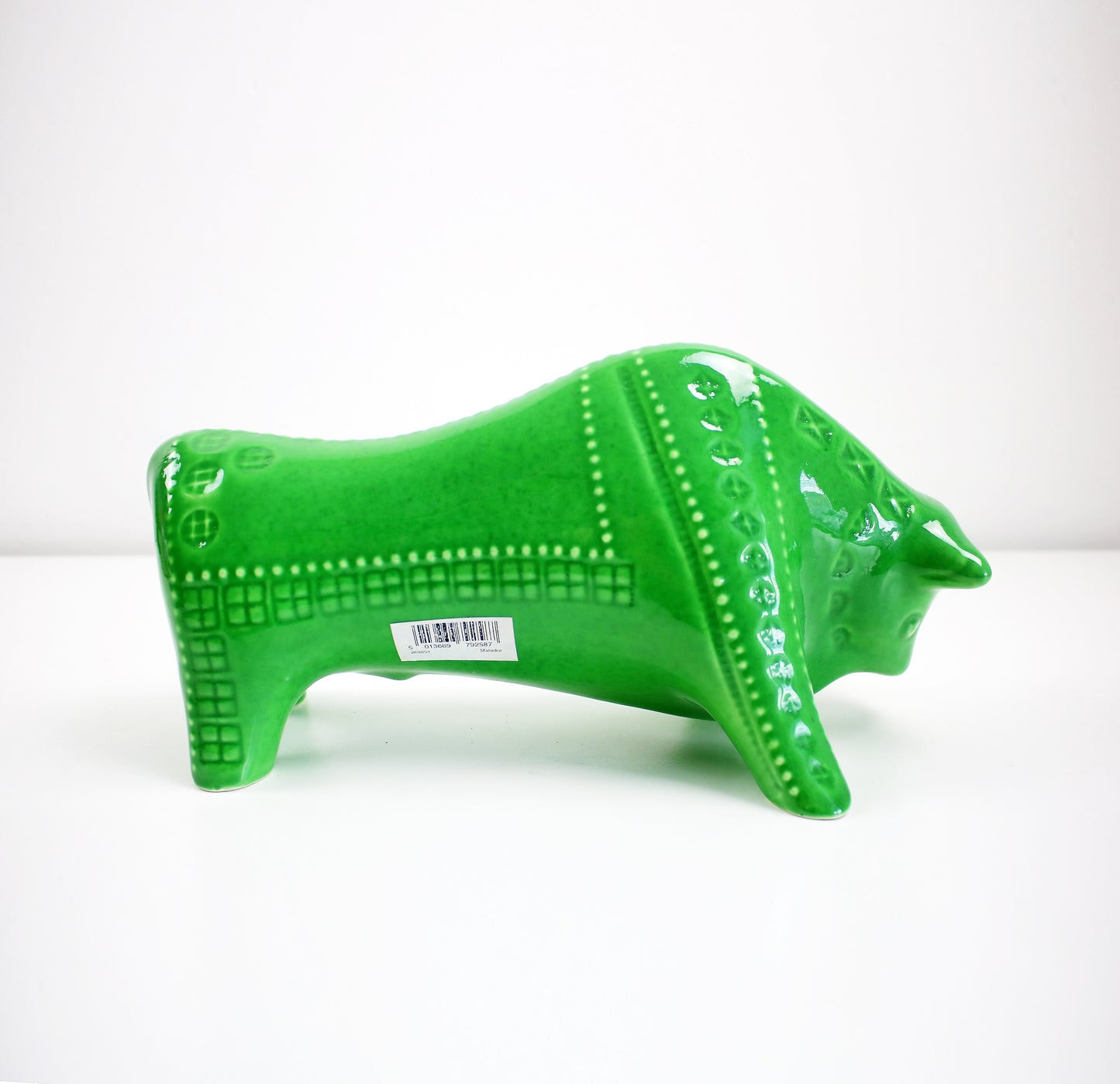 Mid century style ceramic bull by Habitat 2013 old stock