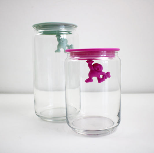 Alessi Gianna storage jars - hanging man - Pair preloved