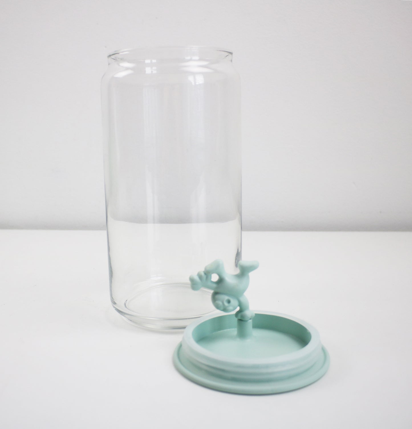 Alessi Gianna storage jars - hanging man - Pair preloved