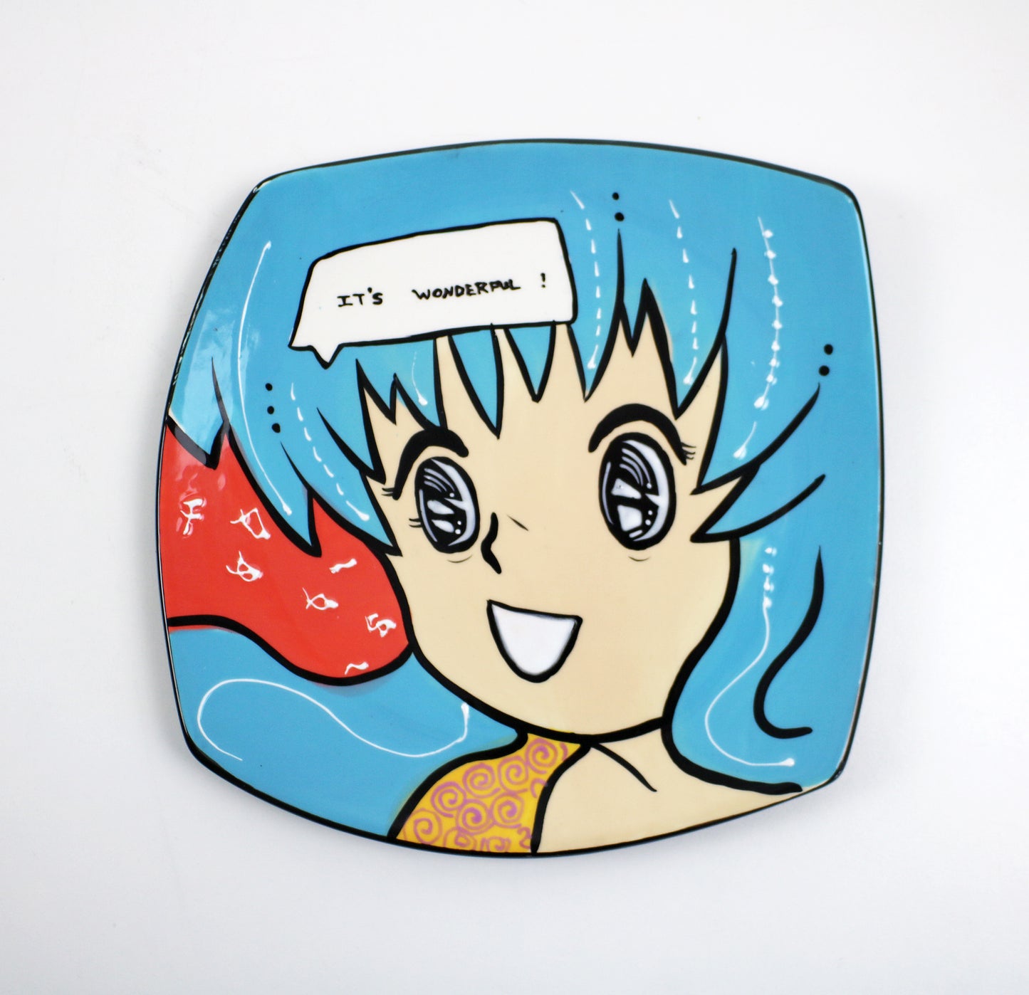 Early 2000s Animania ceramic plate - 2 available - preloved