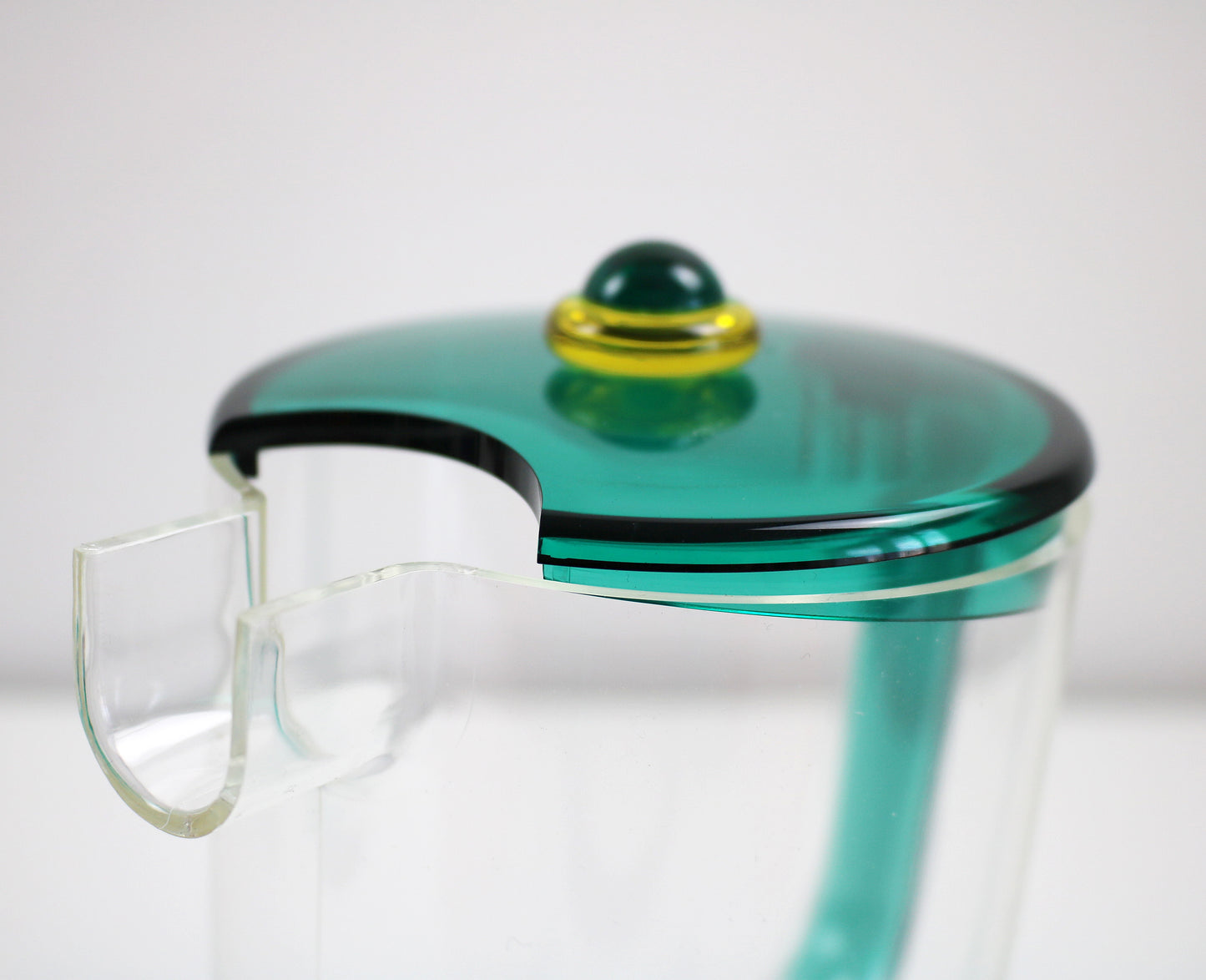 Memphis inspired Italian water jug - Colors acrylic range by Guzzini Italy