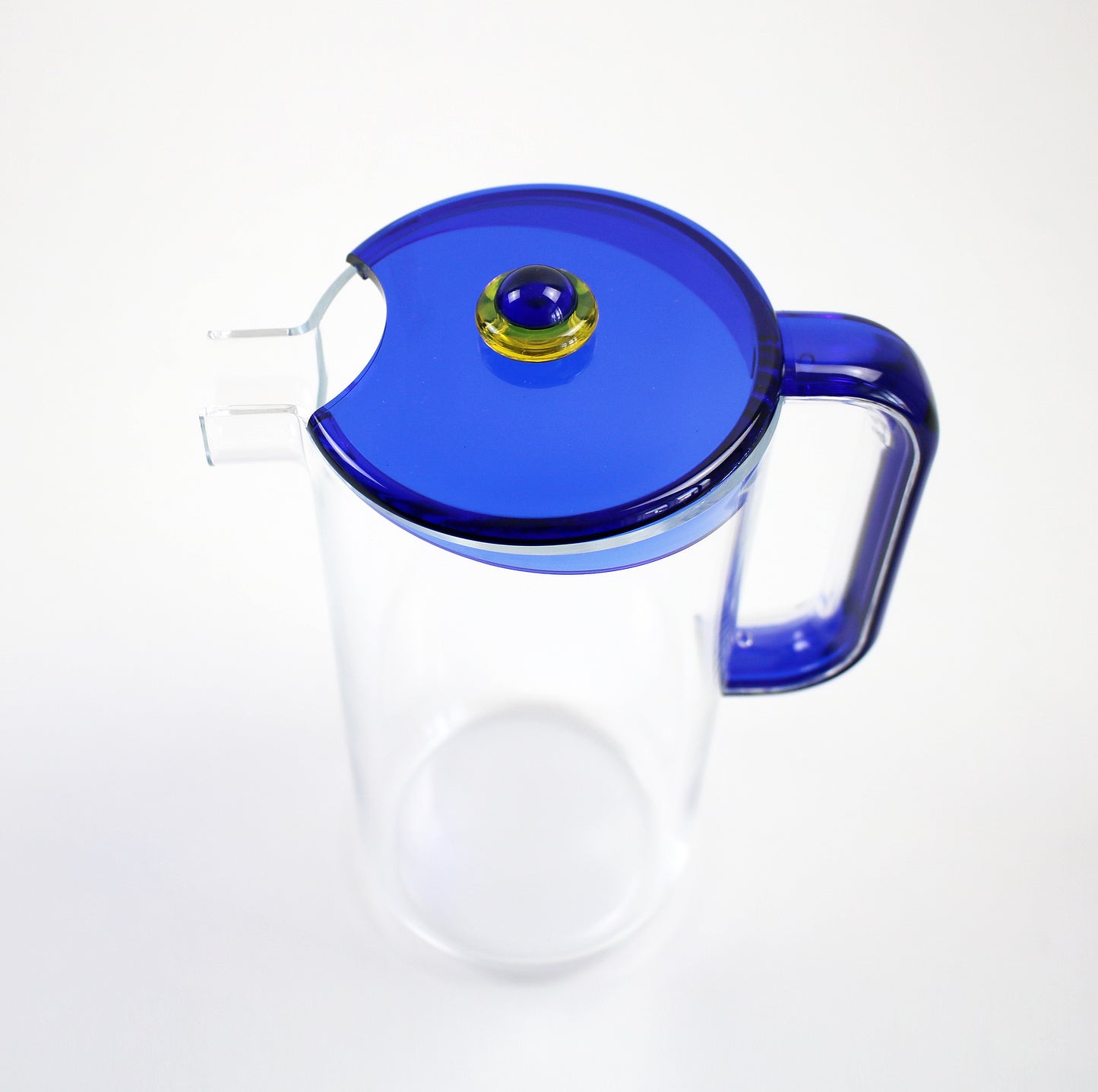 Memphis inspired Italian water jug - Colors acrylic range by Guzzini Italy