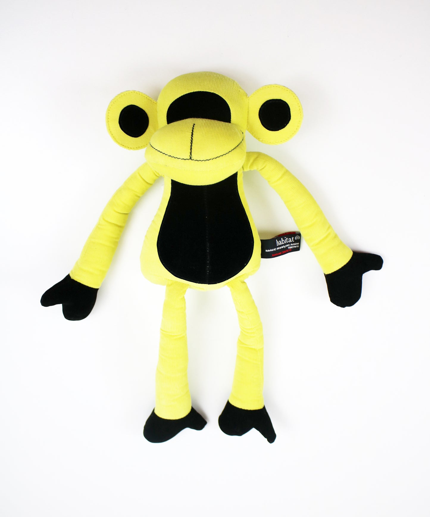 Retired French soft monkey - unused Habitat France 2015