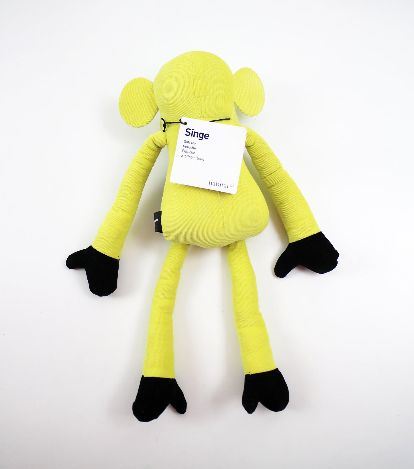 Retired French soft monkey - unused Habitat France 2015