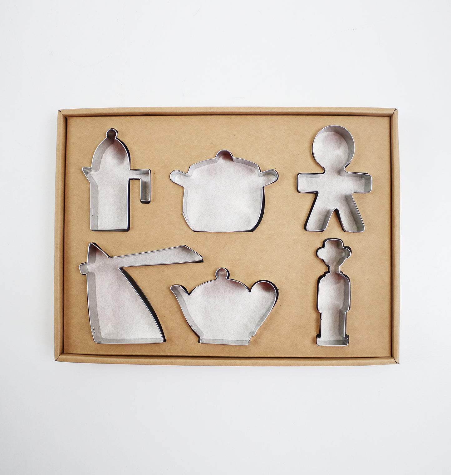 Retired and rare collectible Alessi Progiotti cookie cutters - unused in original box