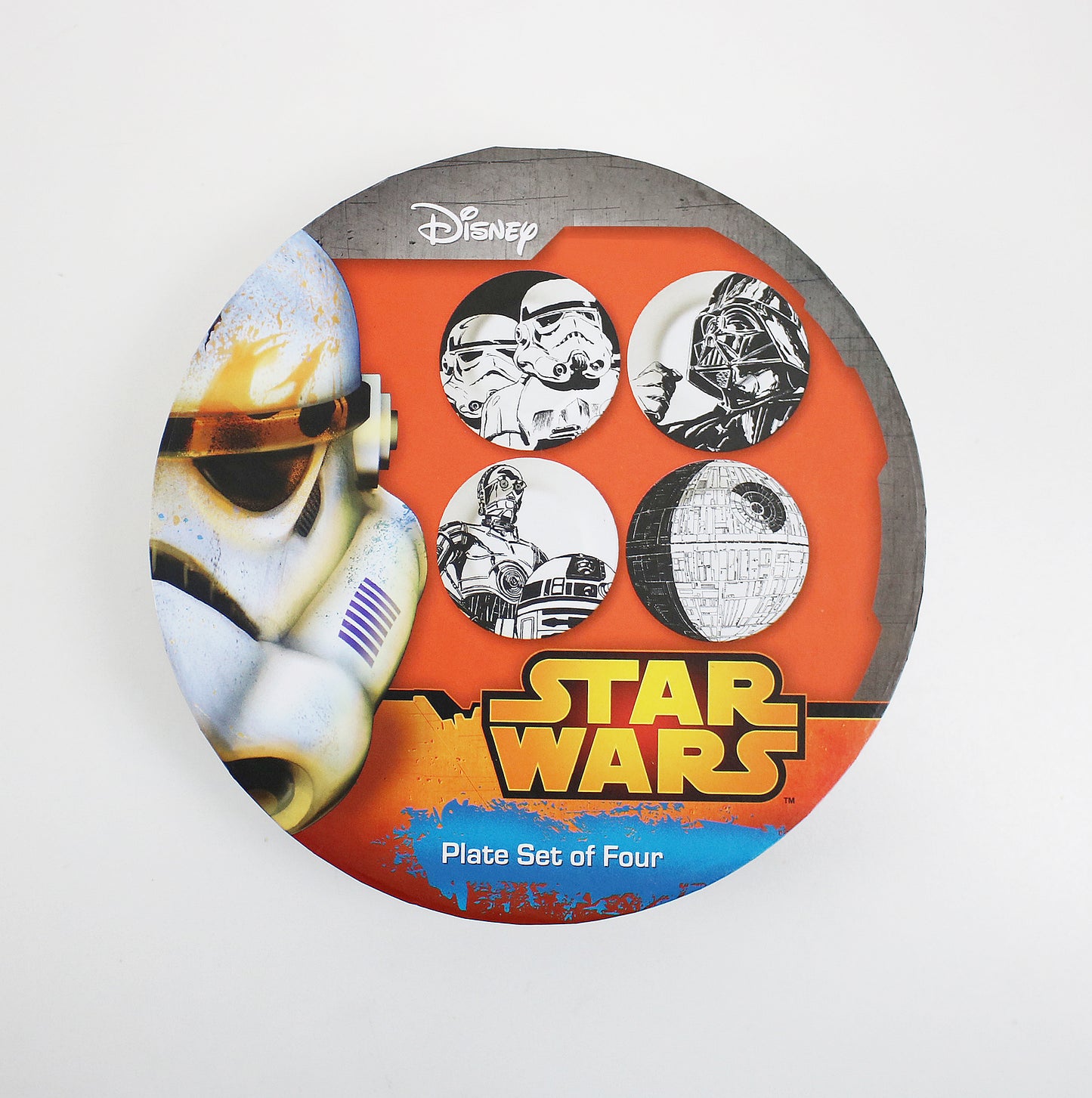 Retired Star Wars Ceramic Plate Set of 4 Four