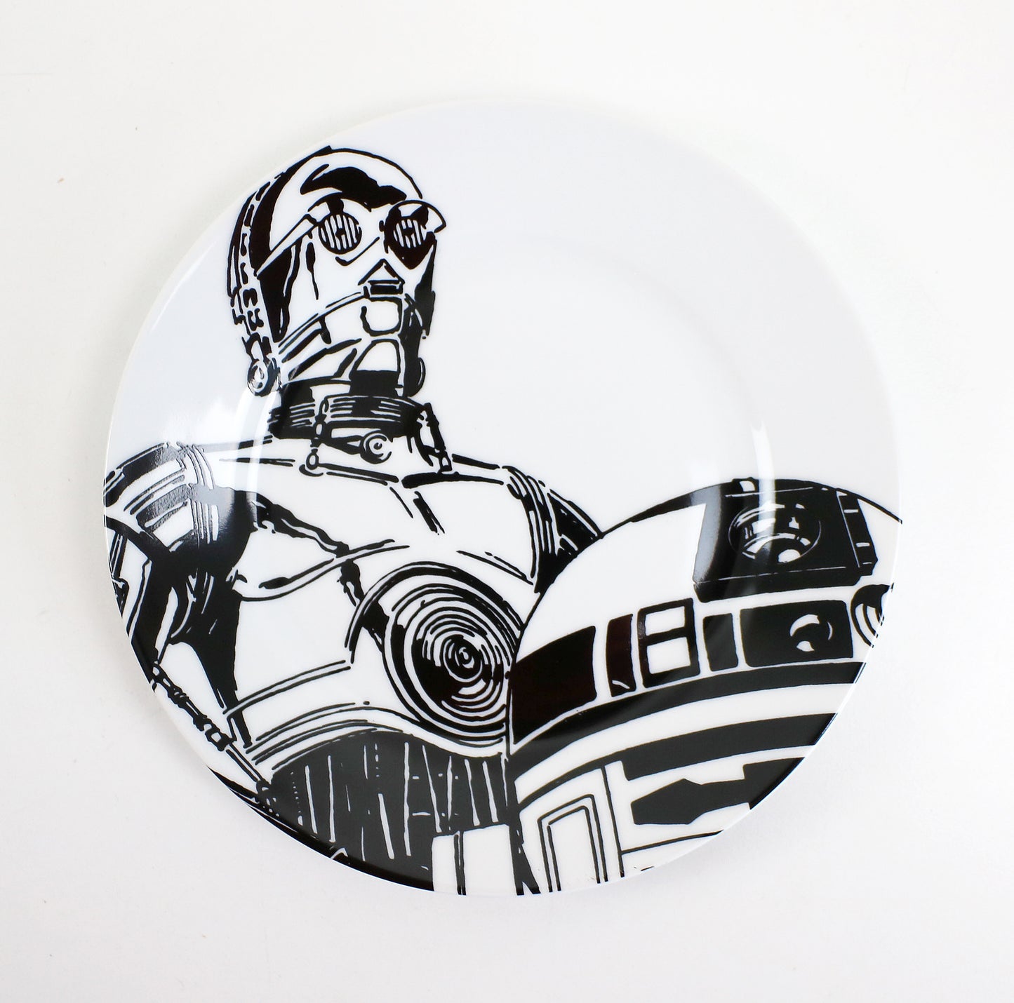 Retired Star Wars Ceramic Plate Set of 4 Four