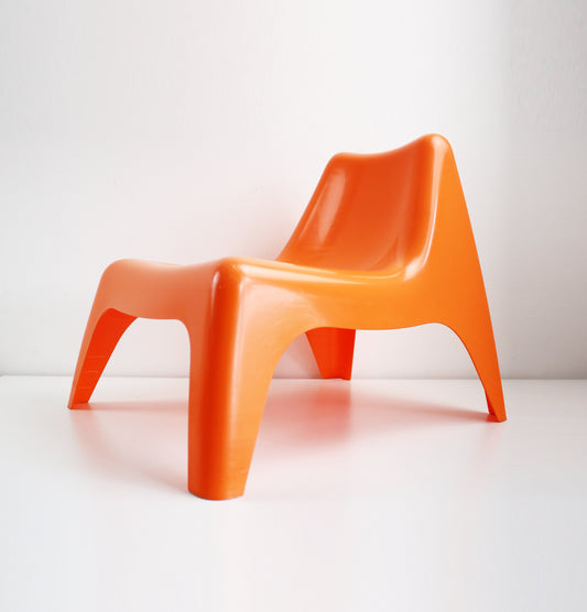 Thomas Sandell for IKEA retired BUNSÖ child's chair - orange 2015