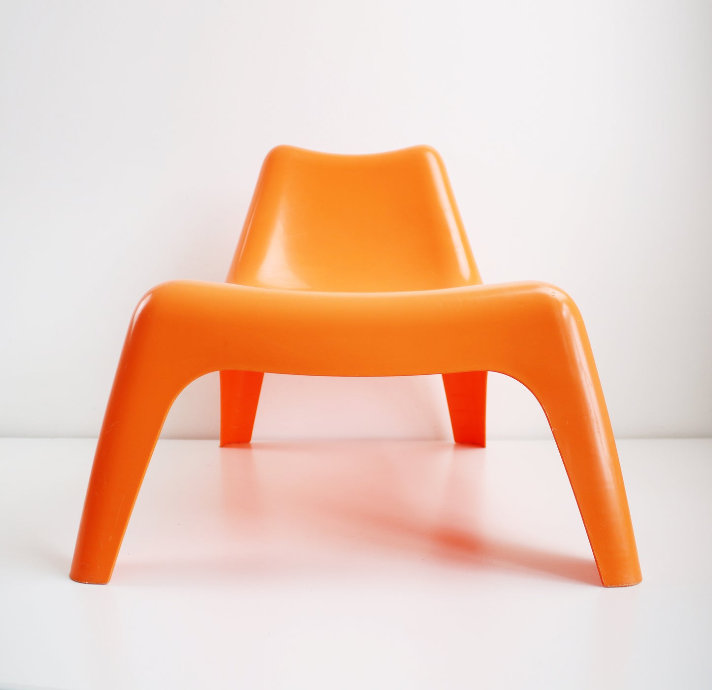 Thomas Sandell for IKEA retired BUNSÖ child's chair - orange 2015