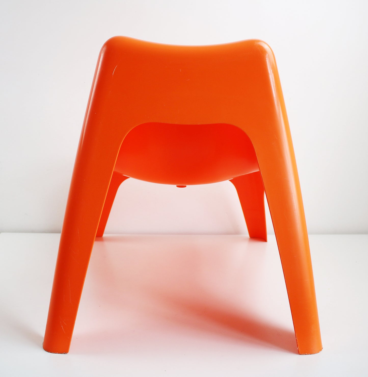 Thomas Sandell for IKEA retired BUNSÖ child's chair - orange 2015