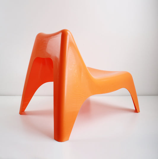 Thomas Sandell for IKEA retired BUNSÖ child's chair - orange 2015