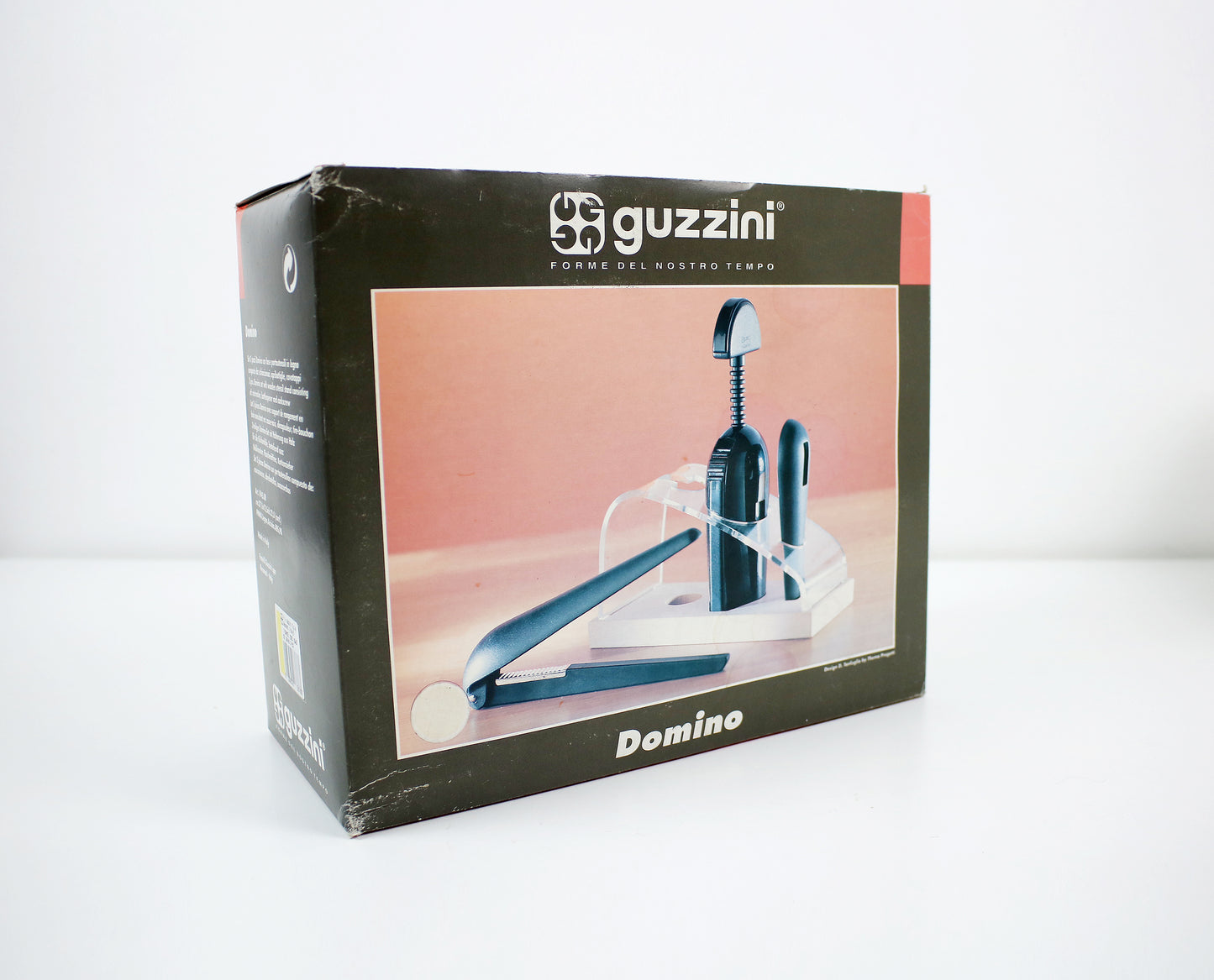 1980s Dario Foglio design bar set (Thema Progetti for Guzzini) bottle opener, corkscrew and nutcrackers