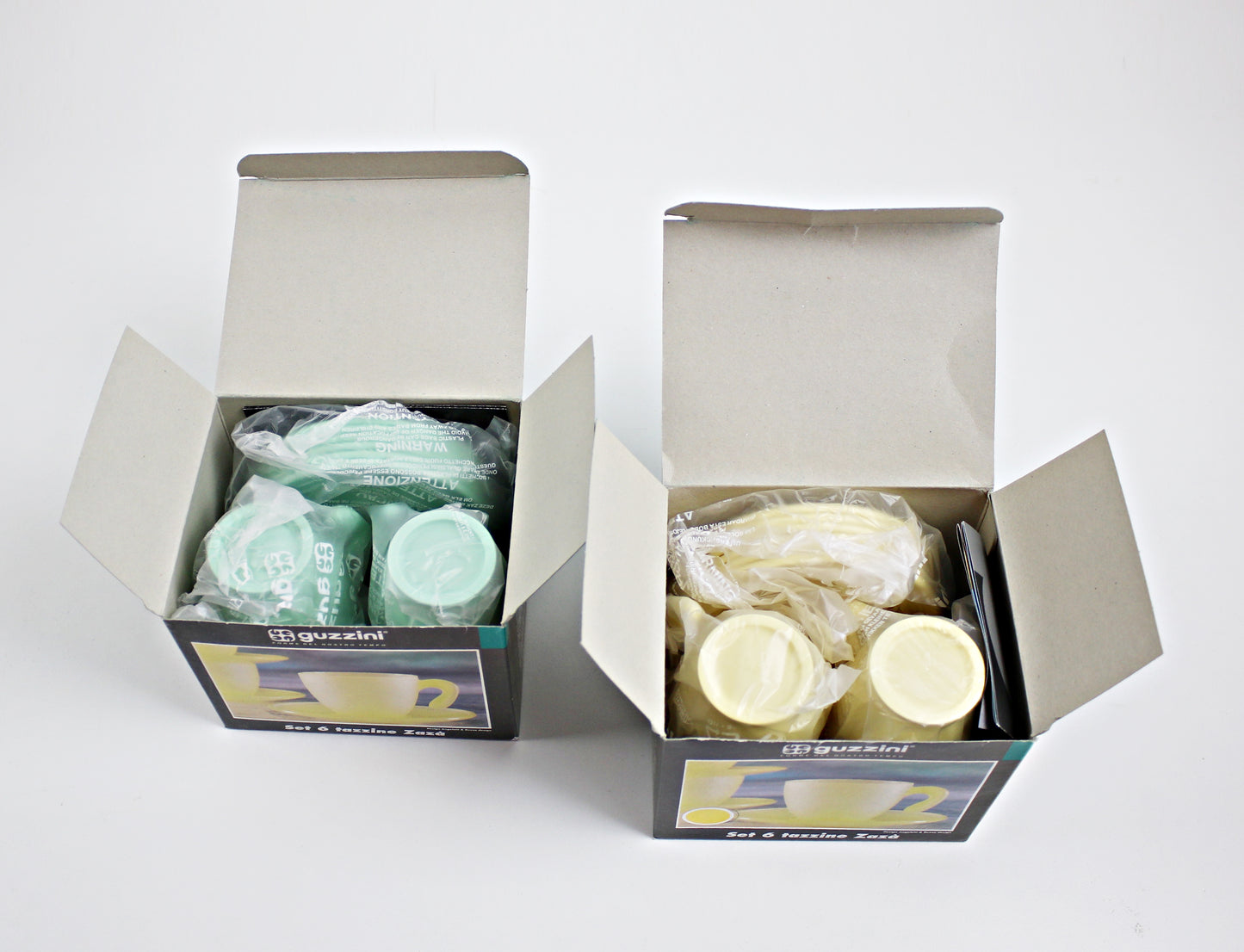 Angletti and Ruzza Zaza espresso cups - green Fratelli Guzzini