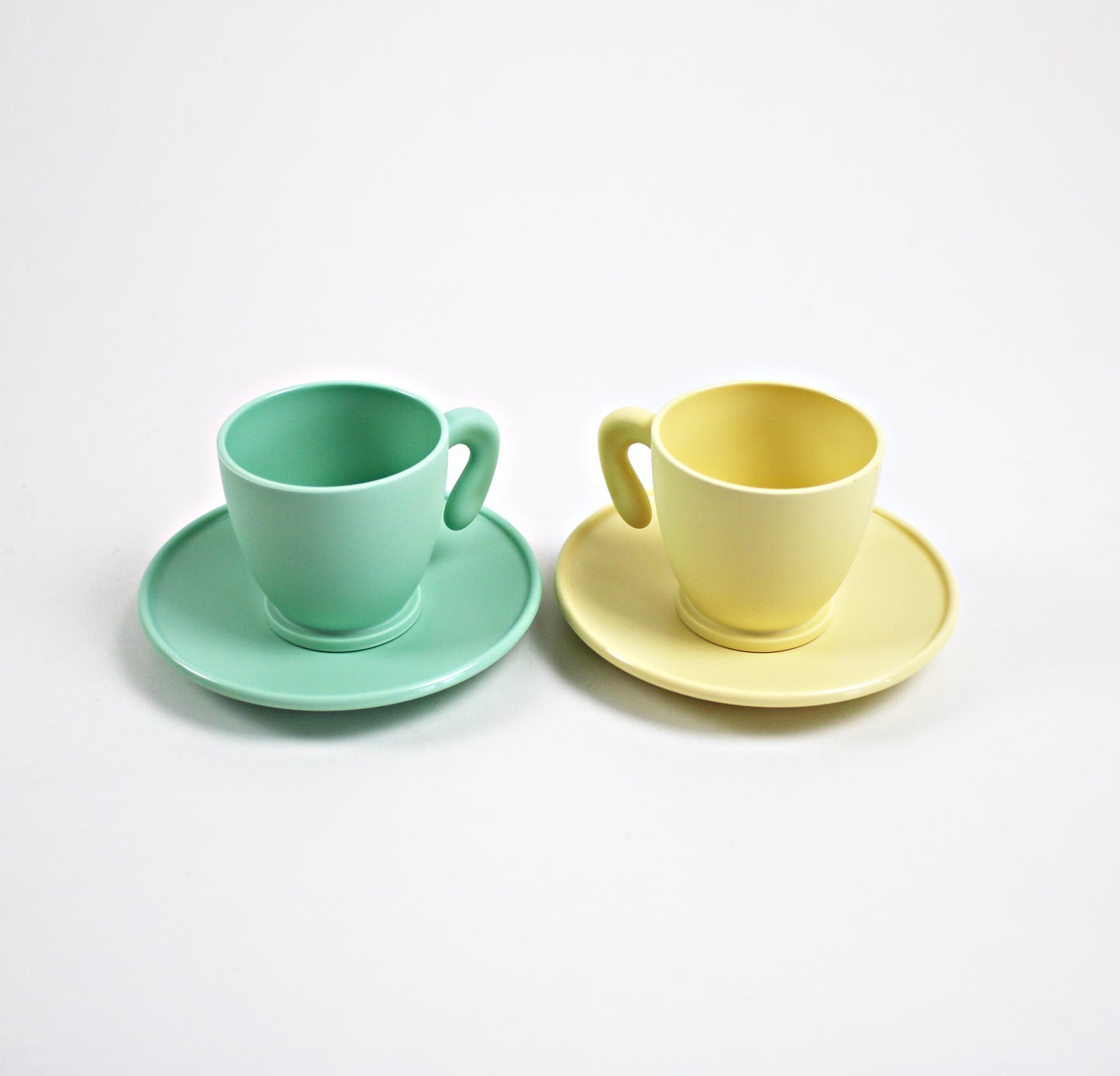 Angletti and Ruzza Zaza espresso cups - green Fratelli Guzzini