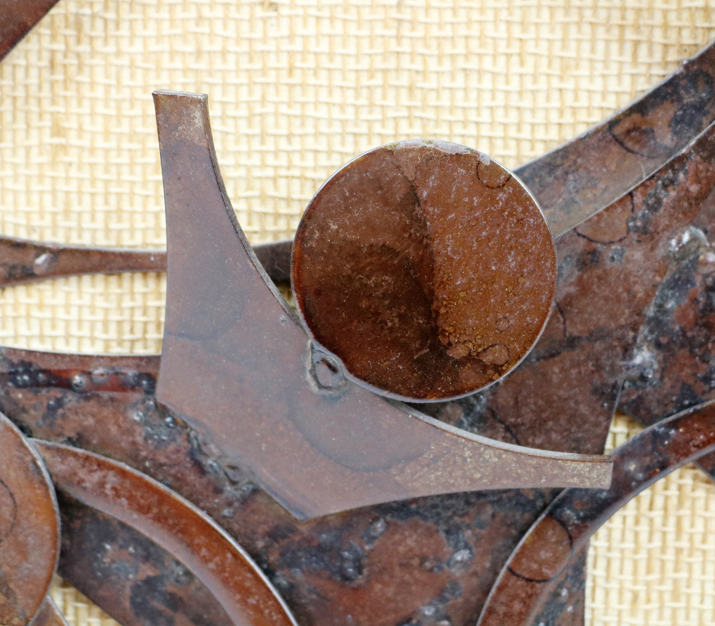 RESERVED Mid century brutalist Danish abstract wall sculpture by Henrik Horst