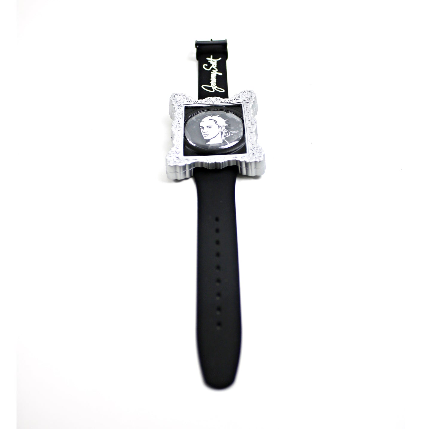 Collectibe unused Jeremy Scott Portrait Swatch watch Retired item in working order SUOZ121