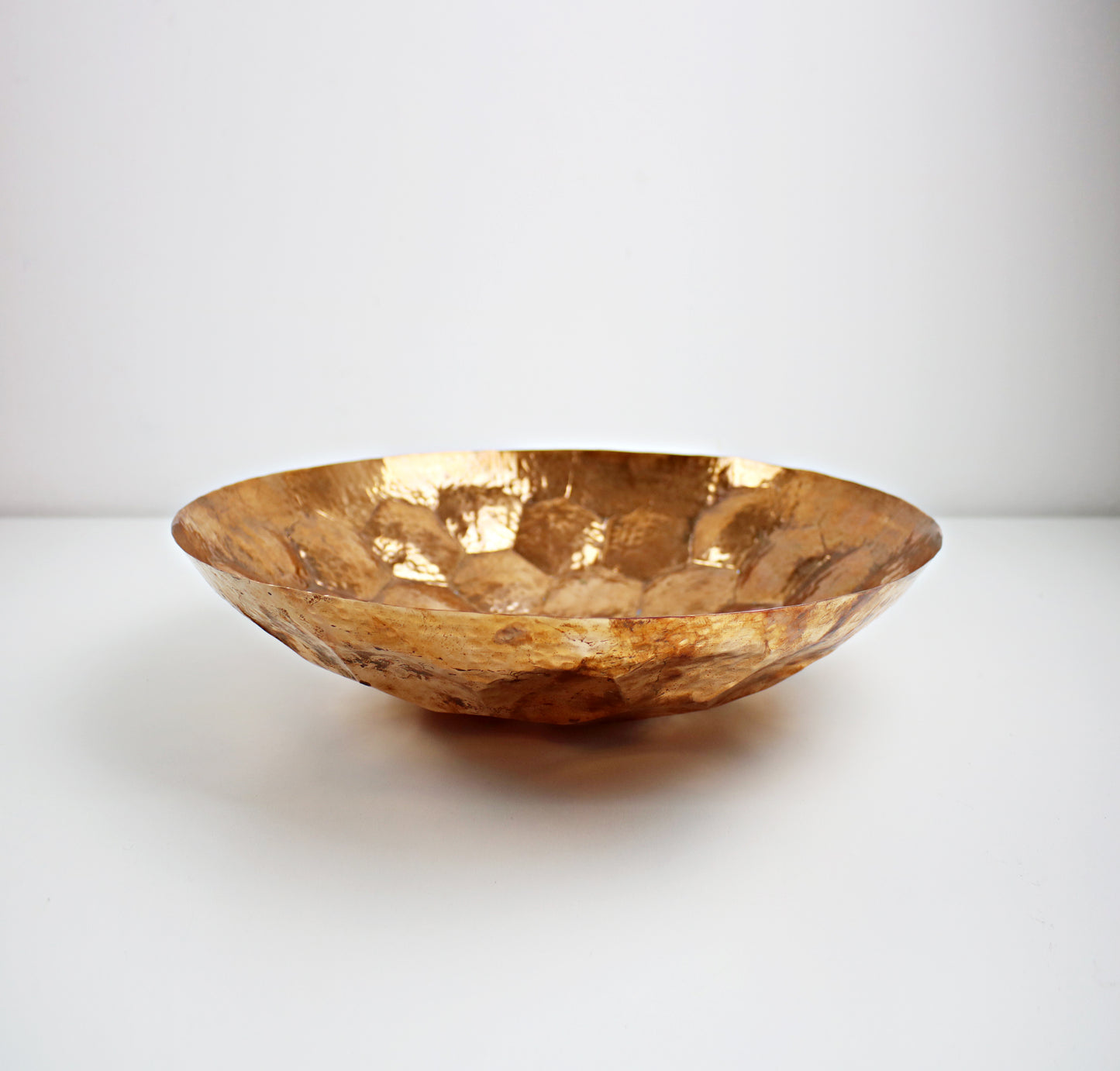 Tom Dixon Eclectic preloved LARGE Copper Hex Bowl - 385mm diameter