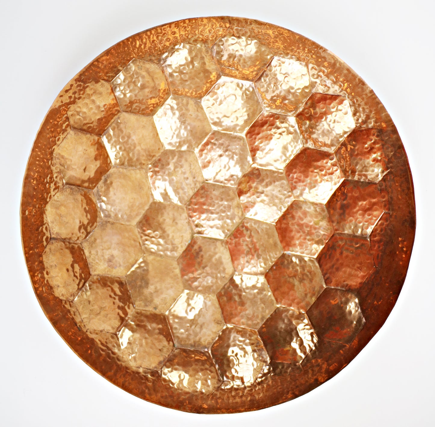 Tom Dixon Eclectic preloved LARGE Copper Hex Bowl - 385mm diameter