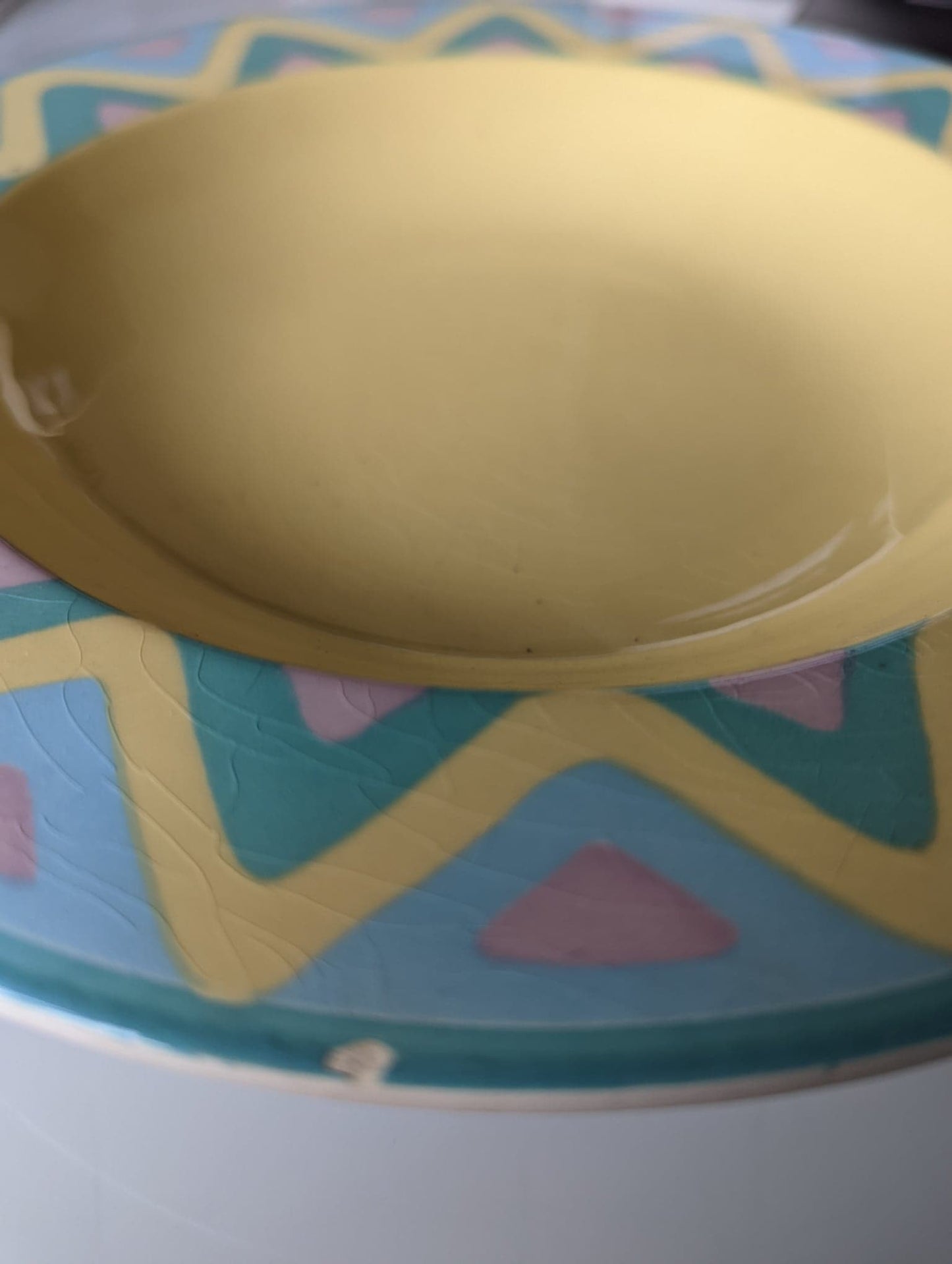 Post modern Italian ceramic tea service by Pagnossin