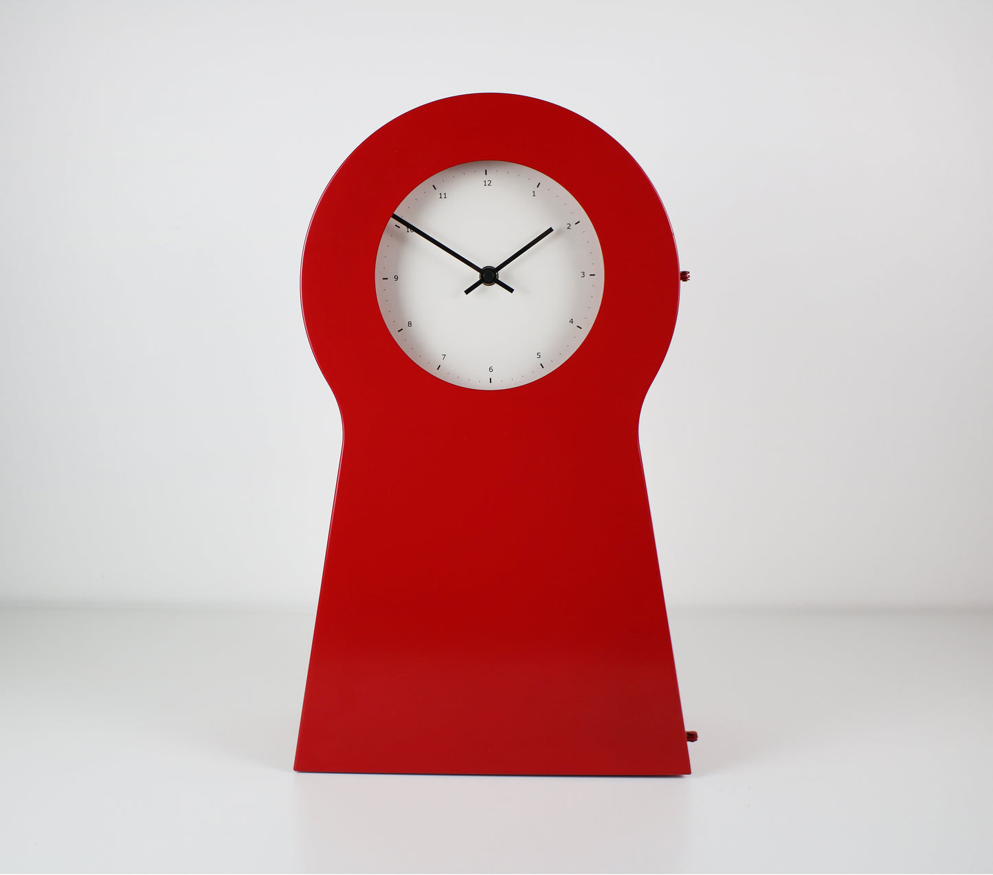 1990s PS metal keyhole cabinet and clock by IKEA