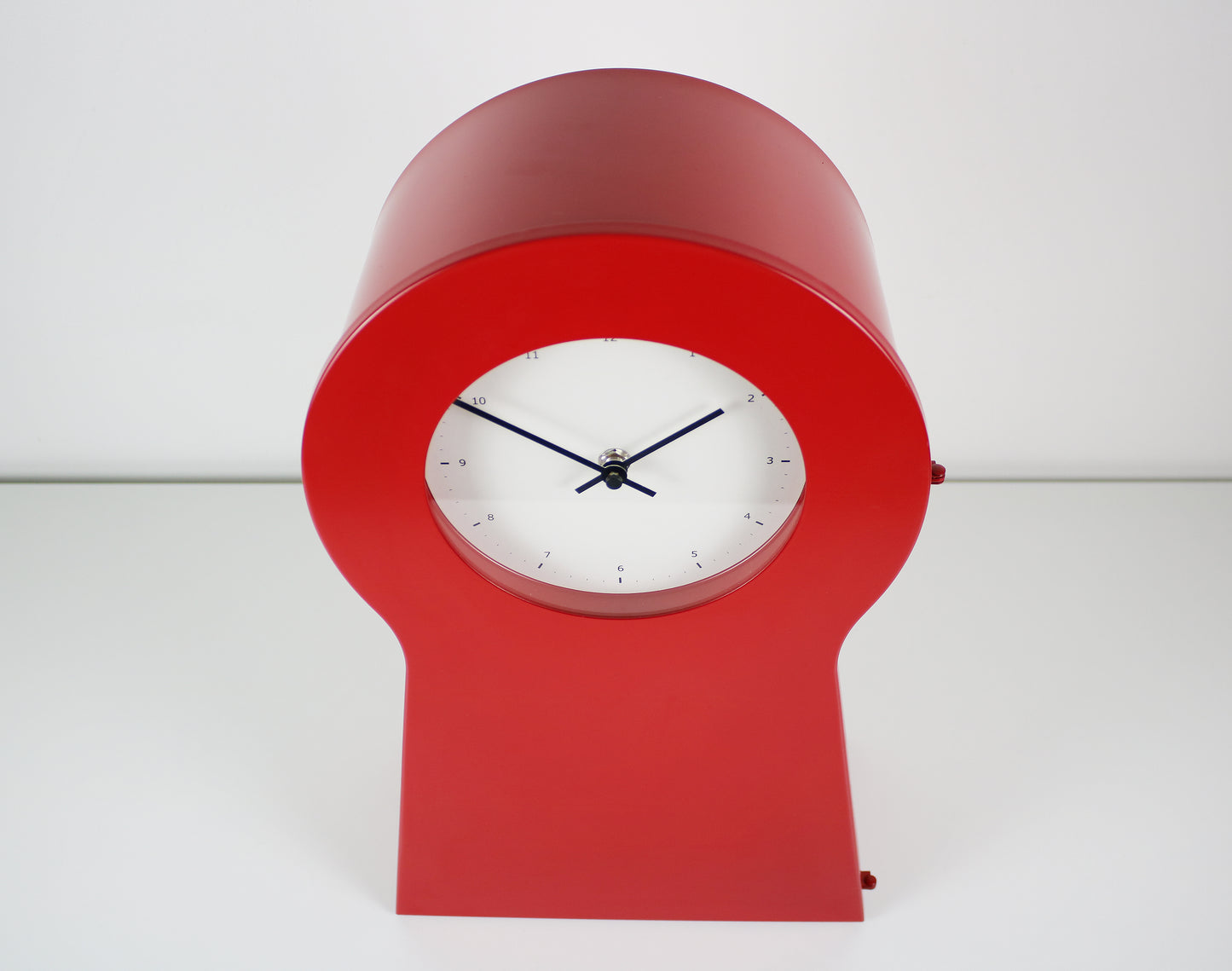 1990s PS metal keyhole cabinet and clock by IKEA