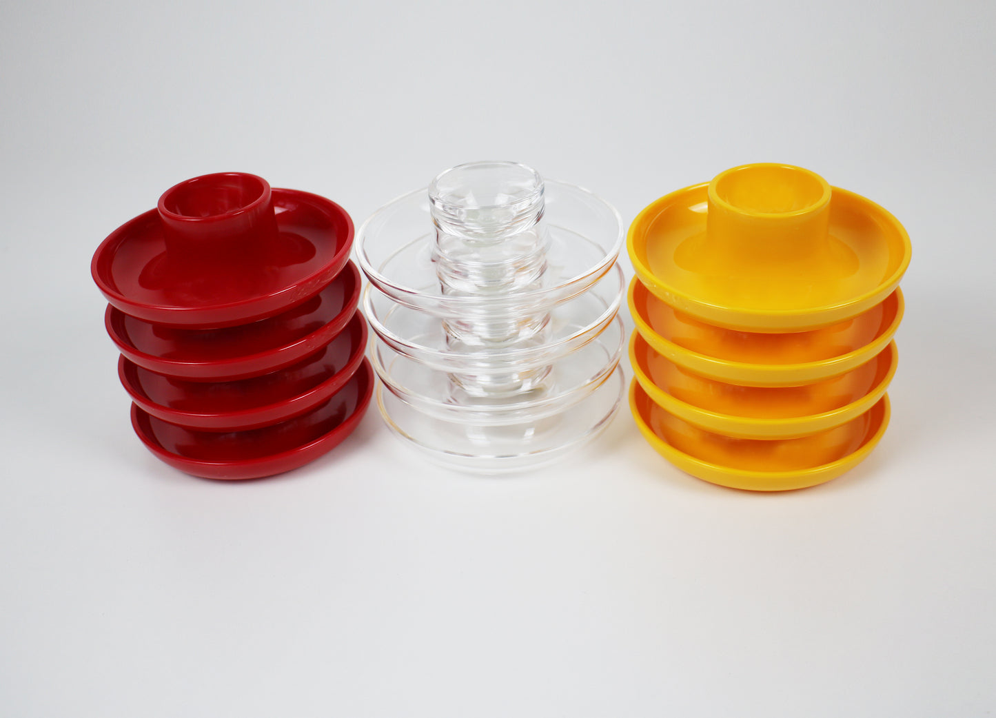 1980s Italian acrylic egg cup by Fratelli Guzzini