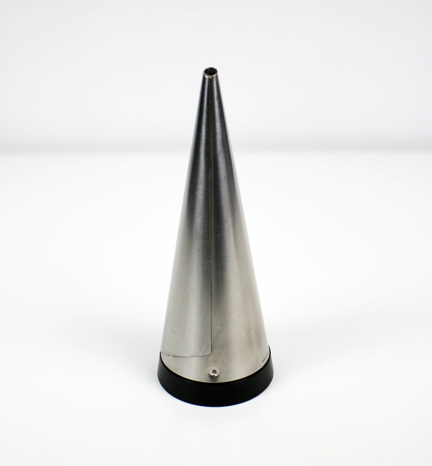 Swedish modernist conical steel cruet salt, pepper and sugar set by Gense of Sweden