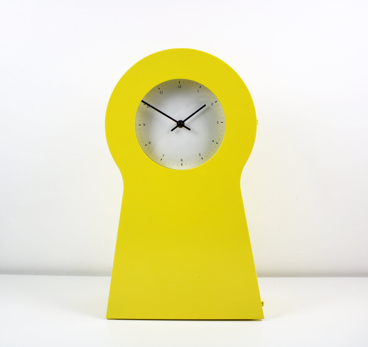 1990s PS metal keyhole cabinet and clock by IKEA