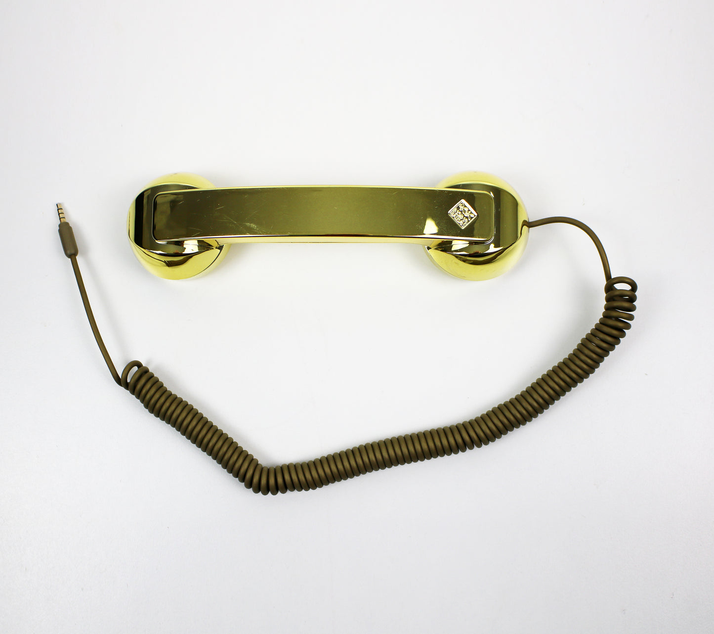 Limited Edition Moshi Moshi gold telephone handset by David Turpin 2009