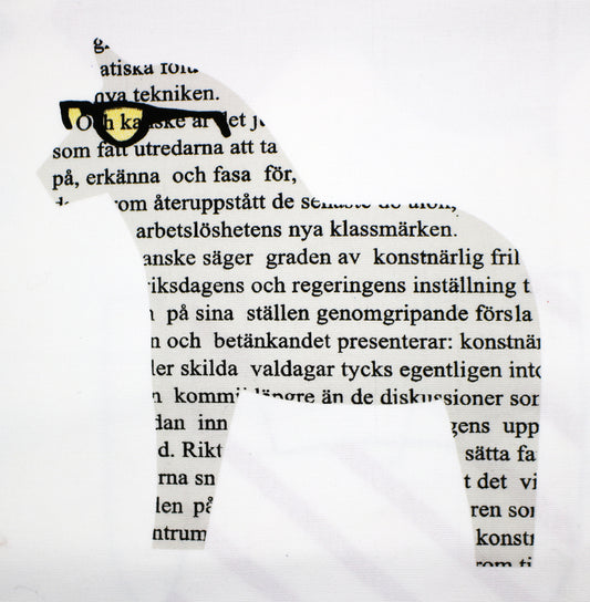 Dala horse fabric length by Katarina Brieditis for IKEA 2004
